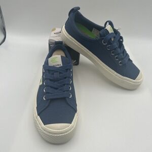 NEW Cariuma OCA Low Shadow Blue Canvas Sneaker Unisex,MNS 11.5M,WMNS 13M,(NWOB)
